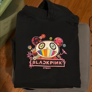 Black Hoodie Blackpink x Murakami Collab